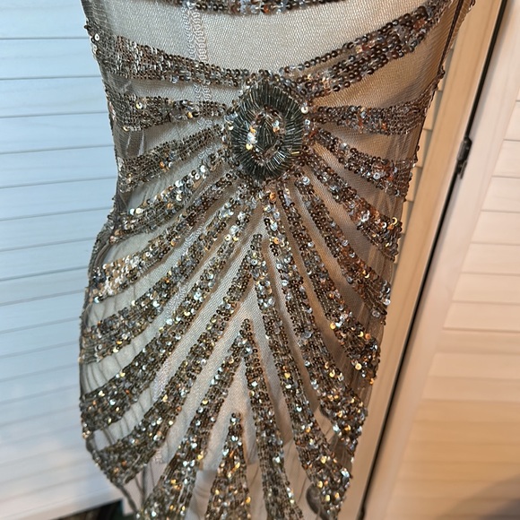 Sony Wardrobe Department Daring Sexy Sequin Mini Dress or Glam Swim Coverup - Picture 9 of 16